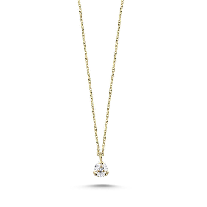 Mini Marquise Diamond Necklace