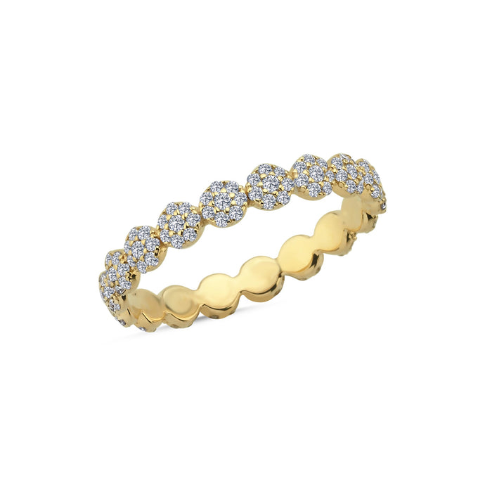 Pave Diamond Eternity Ring