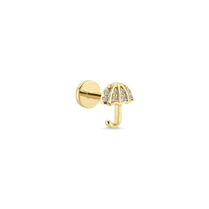 Diamond Umbrella Tragus Earrings