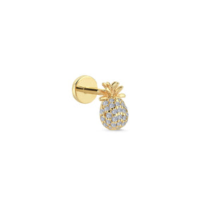 Diamond Pineapple Tragus Earrings