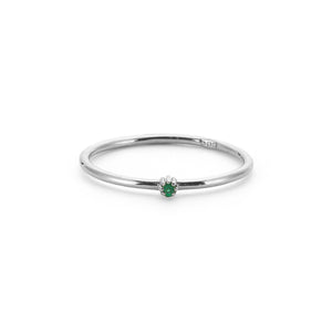 14K Solid Gold Emerald Ring For Women - Jewelryist