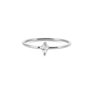 14K Solid Gold Diamond Solitaire Ring For Women - Jewelryist