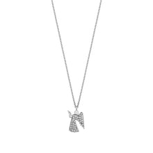 Load image into Gallery viewer, 14K Solid Gold Diamond Angel Charm Necklace For Women - Jewelryist
