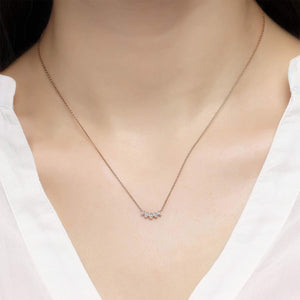 14K Solid Gold Diamond Layering Marquise Necklace For Women - Jewelryist