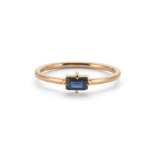 Load image into Gallery viewer, 14K Solid Gold Sapphire Ring For Women - Jewelryist
