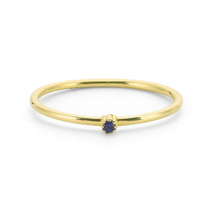 14K Solid Gold Sapphire Ring For Women - Jewelryist