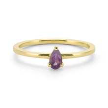 Load image into Gallery viewer, 14K Solid Gold Amethyst Ring For Women - Jewelryist
