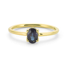 Load image into Gallery viewer, 14K Solid Gold Sapphire Ring For Women - Jewelryist
