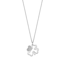 Load image into Gallery viewer, 14K Solid Gold Diamond Flower Charm Necklace for Women - Jewelryist
