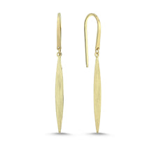 Load image into Gallery viewer, Dangle Spike Charm Earrings in Gold with Matte Finish
