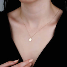 Load image into Gallery viewer, Simple 14k Starfish Nautical Charm Necklace
